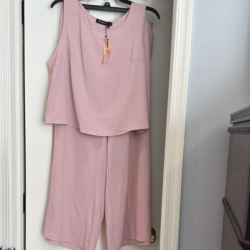 a new day Light Pink Sleeveless Jumpsuit